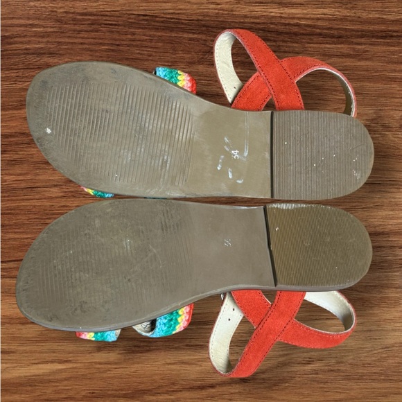 EUC Mini Boden Crochet Sandals - Picture 5 of 5